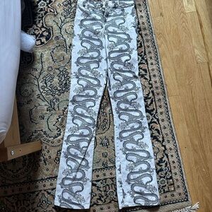 Motel Rocks Dragon Print Jeans